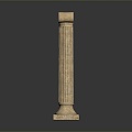 Columns Stone Columns Stone Columns Old Columns Roman Columns Roman Columns Classical Columns Greek Columns 3d model