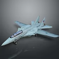 Detailed Light Gray Military Fighter Jet Featuring Cockpit Wings Tail And Landing Gear