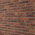 Red Brick Wall Structural Components With Classic Pattern And Textured Surface 3d model