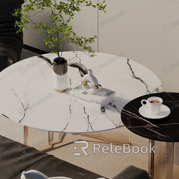 Modern coffee table model