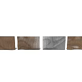 Interior Wall With Various Textured Designs In Brown And Gray Colors