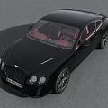 Black Bentley Luxury Coupe With Sleek Exterior Design And Stylish Alloy Wheels