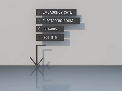 Electronic Swing Door with Model 801 to 905 and 806 to 815 Design Features 3d model
