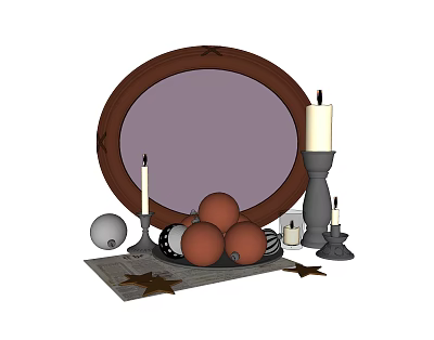 Jane European decorations small fresh decoration 3d model