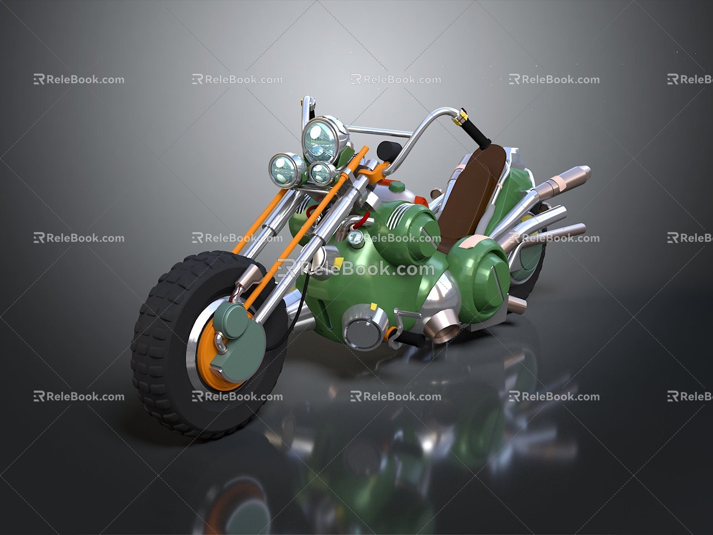 Modern Jet Motorcycle Sci-Fi Motorcycle Concept Motorcycle Flying Car 3d model