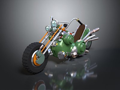 Modern Jet Motorcycle Sci-Fi Motorcycle Concept Motorcycle Flying Car 3d model