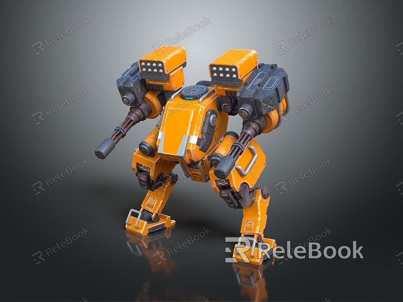 Mech Warrior Mech Soldier Machine Battlearm Mechanical Battlearm Machine Fighter Robot model