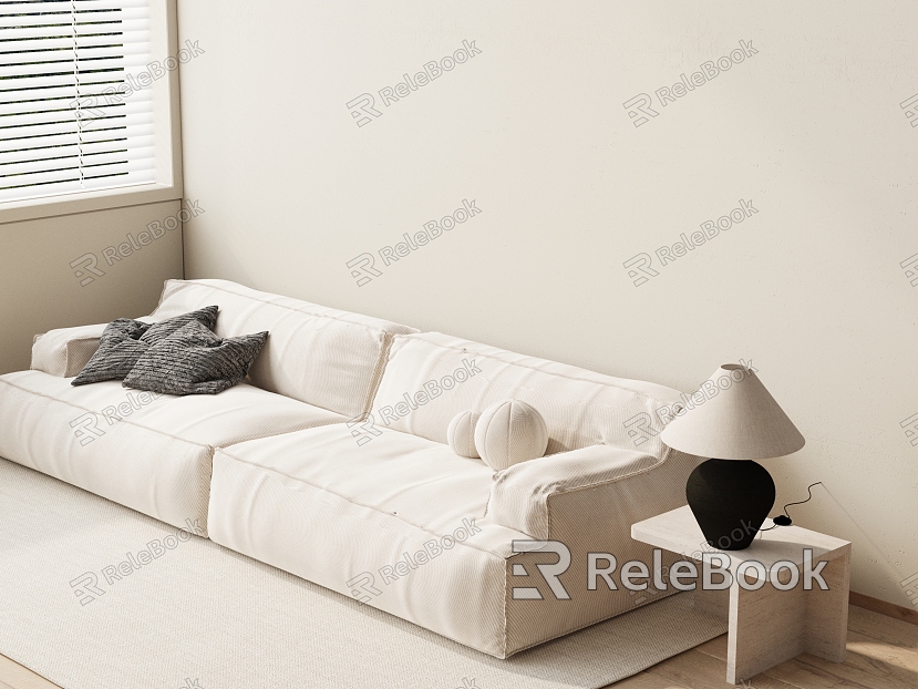 modern double sofa sofa model