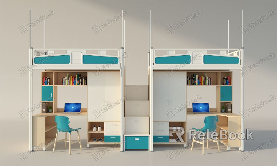 Modern Bed-up Dormitory Bed model