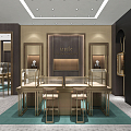 Modern Jewelry Store Zhongshan Supreme Jewelry Store 3d model