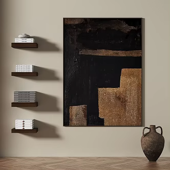 Light Luxury Decoration Painting 3d model