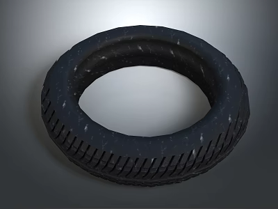 High Quality Car Tire With Durable Tread Pattern As Essential Automotive Part 3d model