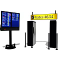 Modern security gate 3d model