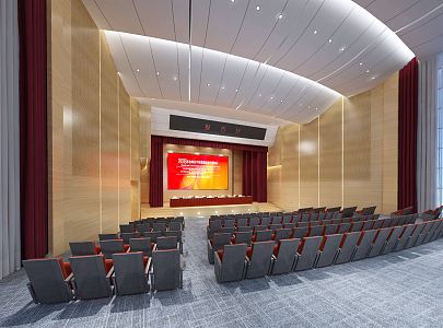 Modern Conference Hall Conference Hall Lecture Hall 3d model