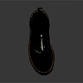 Black Leather Zipper Boots With Platform Sole For Daily Life Use
