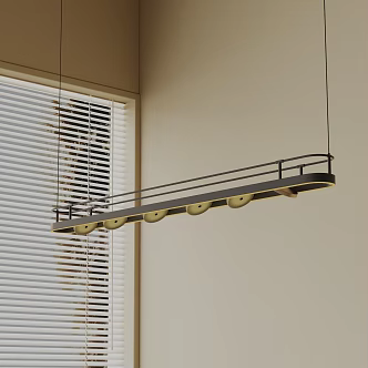 Modern chandelier 3d model