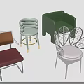 Modern Furniture Collection Featuring Various Stylish Chairs With Unique Color And Design