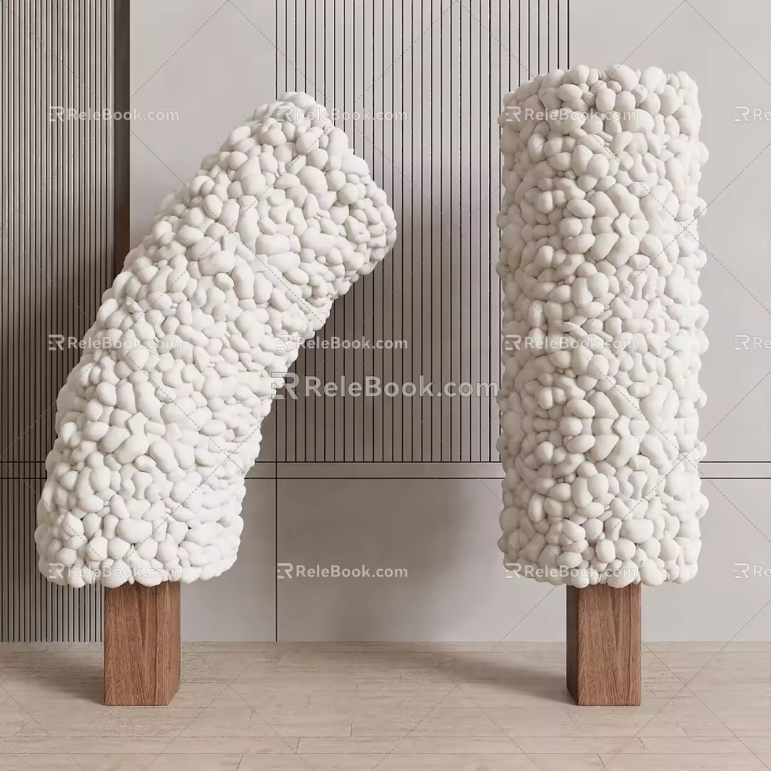 Modern Middle Ancient Floor Lamp Decorative Lamp 3d model