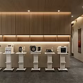 Serene Chinese Clubhouse With Massage Chairs Wooden Decor And Dining Space