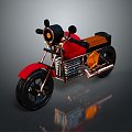 Motorcycle Two-wheeled Motorcycle Cross-country Motorcycle Road Race Motorcycle Motor Vehicle Transport 3d model