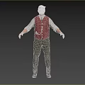 European Man Old Man Character Modern Character Gentleman Foreigner Game Character 3d model