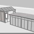 Modern Sunroom Structure With Glass Walls Roof And Aluminum Frame Design