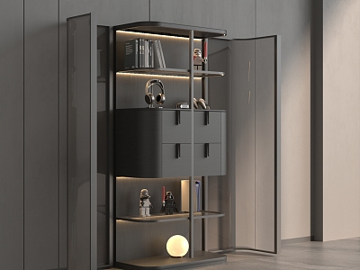 Modern Italian Handmade Cabinet 3d model