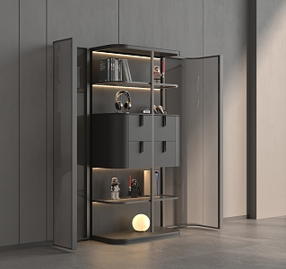 Modern Italian Handmade Cabinet 3d model