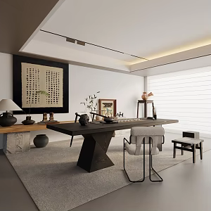 Modern Tea Room 3d model