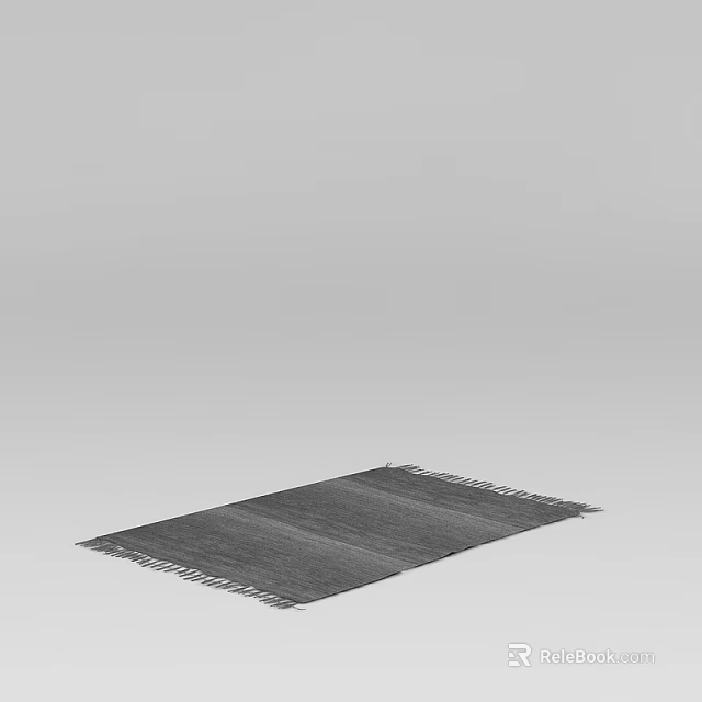 Modern Tech Exhibition Hall Interior Featuring Gray Textured Carpet Floor Design 3d model