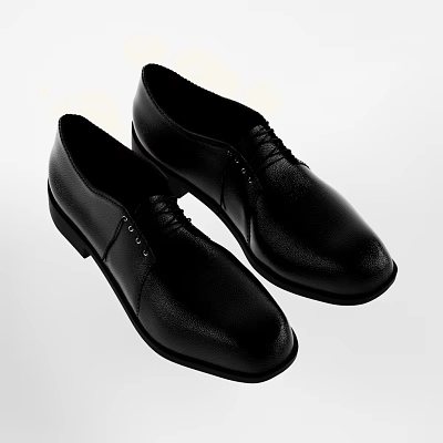 Modern Leather Shoes Shoes Men's Shoes Leather Shoes 3d model