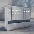 Modern mailbox 3d model
