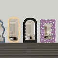 Colorful Mirrors With Unique Shapes For Home Interior Wall