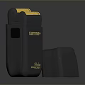 Gamma+ Professional Shaver with Dark Gray Gold Design and Matching Storage Case