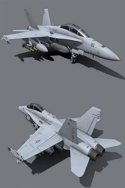 Modern Fighter Aircraft Fighter 3d model Modern Fighter Aircraft Fighter 3d model
