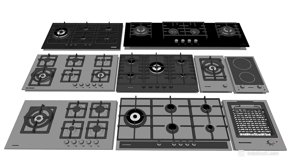 Modern Kitchen Cabinet Designs With Diverse Styles For Interior Spaces 3d model