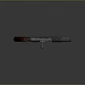 Vintage Pistol with Rustic Wooden Grip Antique Metal Body Isolated on Dark Background