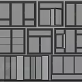 Modern Casement Windows With Sleek Aluminum Frames And Double Glazed Glass Panels