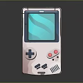 Game machine electronic chicken palm game machine hand game machine handheld game machine computer PC 3d model