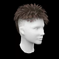 Elegant Jewelry Display On White Mannequin Head With Brown Short Hair