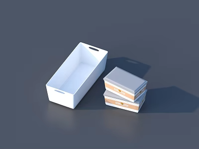 Organize Hardware Tools with Open Storage Box and Stackable Cases 3d model