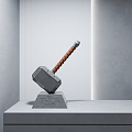 Modern sculpture Thor's Hammer 3d model