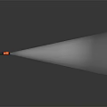 Flashlight flashlight military flashlight 3d model