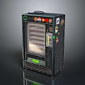 Vintage Vending Machine With Fast Service Various Drink Options And Brand Logos For Daily Essentials