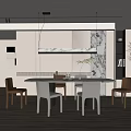 Modern Restaurant 3d model