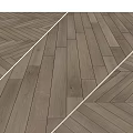 Light Gray Wooden Flooring With Herringbone Pattern And Natural Wood Texture 3d model