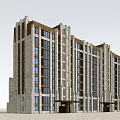 New classical residence 3d model