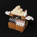 Display cabinet display head 3d model