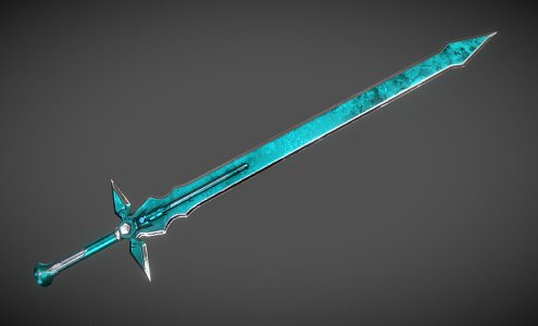 Kirito's Black Recycler Sword 3d model