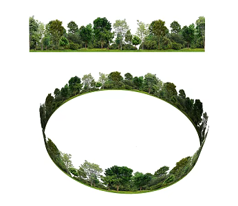 Plant Exterior Park Window Scenery 3d model